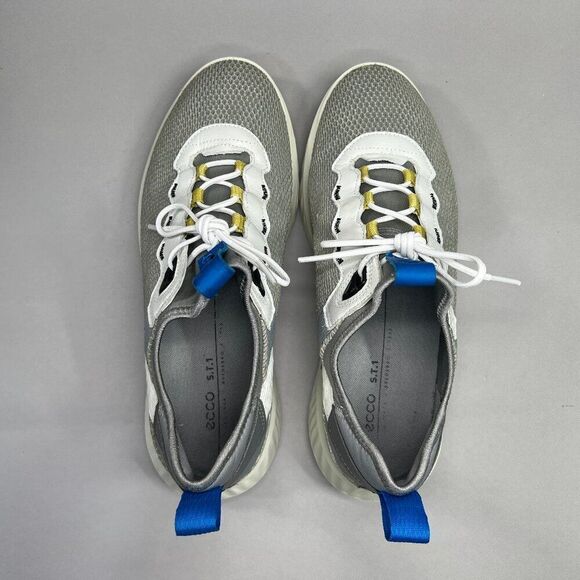 Ecco ATH-1FM Shoes Men\'s Size 9.5 Grey‎ Retro Casual Athletic Training Sneakers